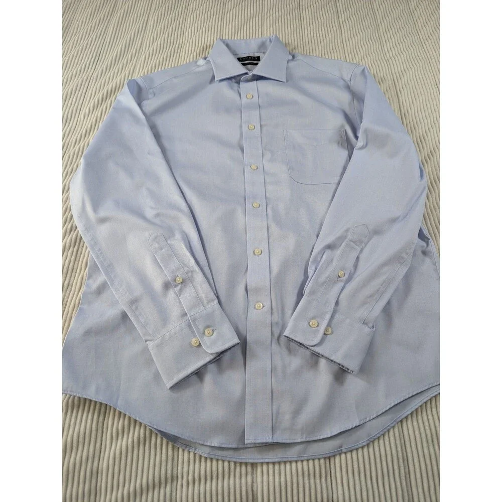 Lauren Ralph Lauren Black Label Shirt Mens L Blue Regular Fit Stretch NWOT - Picture 4 of 9